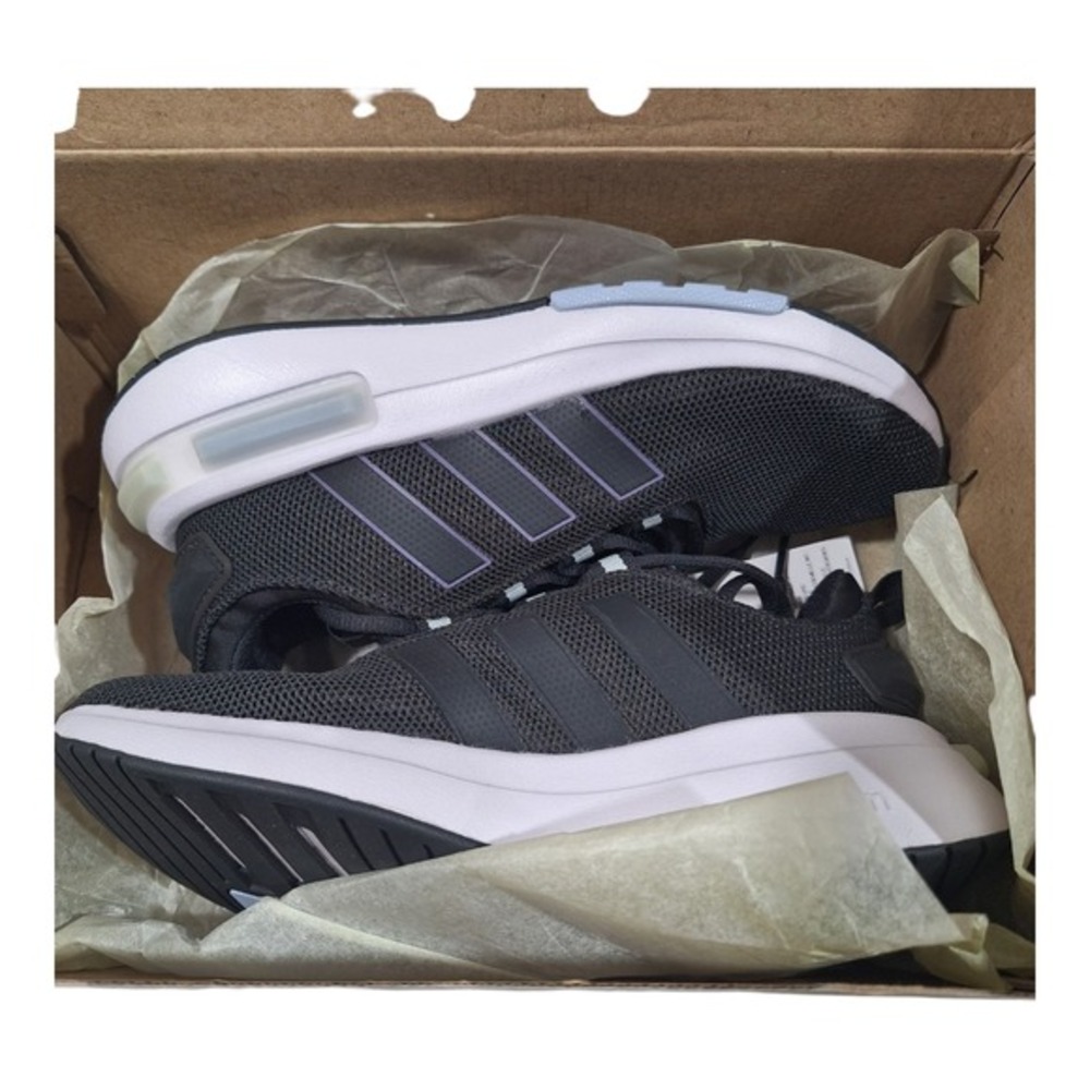 adidas Women's Racer TR23 Sneaker Color Carbon/Blue Dawn Size 6 New